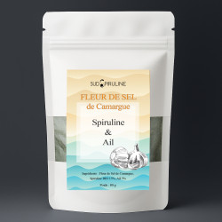 Sachet Fleur de Sel Spiruline et ail