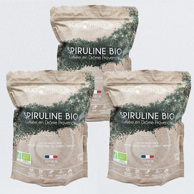3 kg spiruline paillette BIO_RECTO