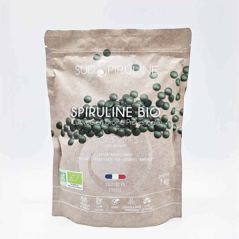 1 kg Spiruline BIO en comprimés_RECTO