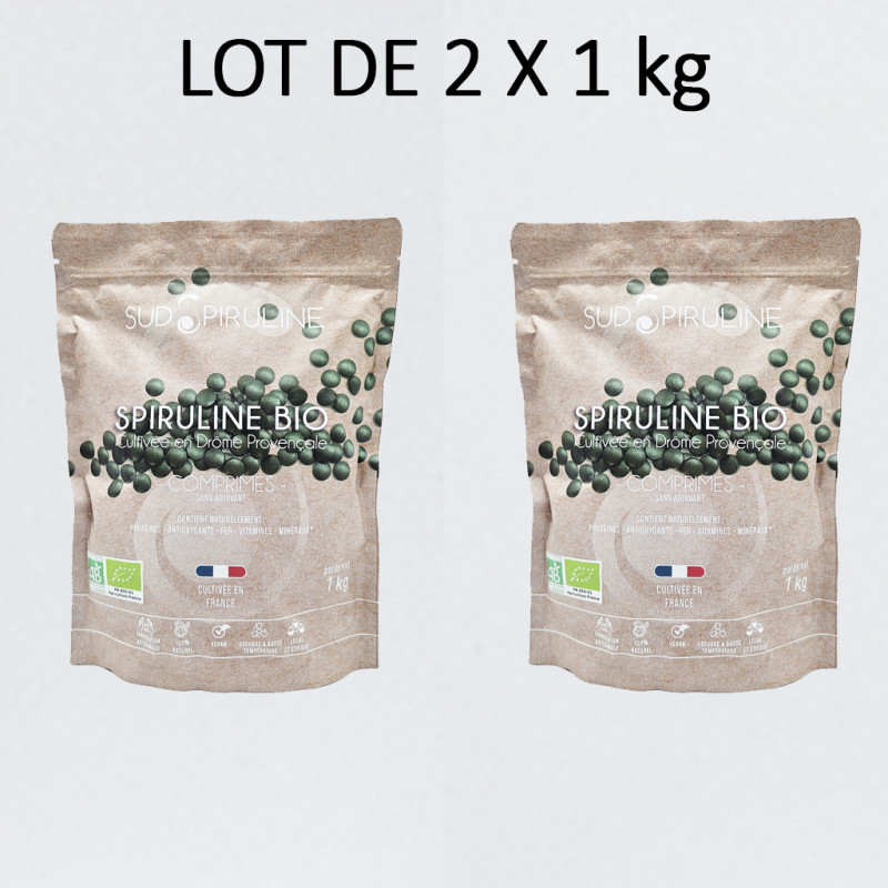 2 kg Spiruline BIO en comprimés_RECTO