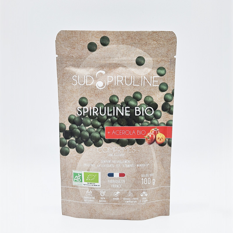 100 g Spiruline BIO en comprimés + Acérola_RECTO