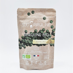 200 g Spiruline BIO en comprimés + Ginseng_RECTO