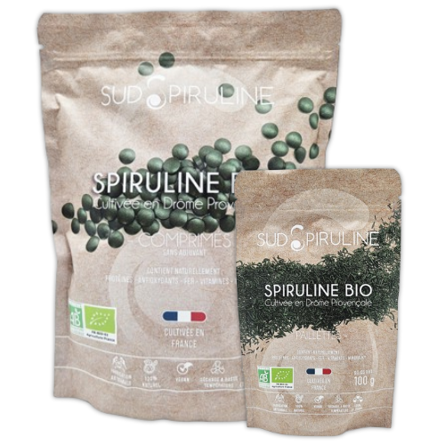 Spiruline en comprimé ou en pailllette