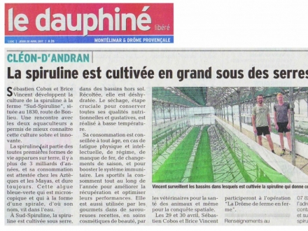 Dauphiné Libéré - Journal 20 Avril 2017