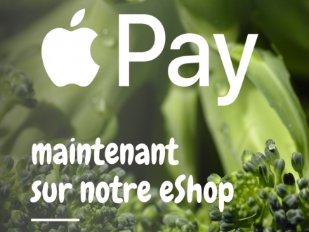 Nouveauté sur notre eShop Sud Spiruline : Apple Pay