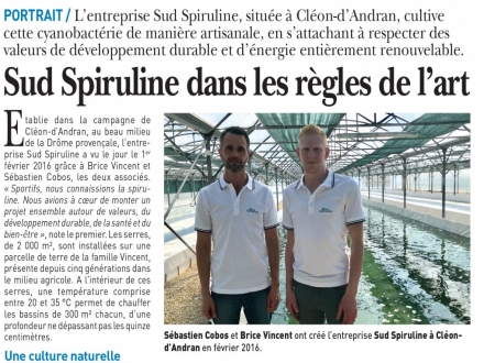L'Agriculture Drômoise - Journal n° 2426 - 14 Novembre 2019